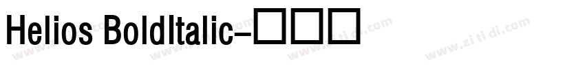 Helios BoldItalic字体转换 Helios BoldItalic字体转换